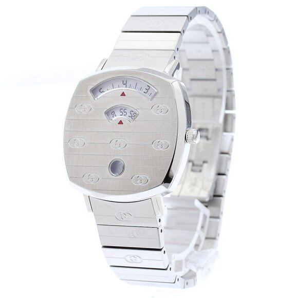 GUCCI Grip watch 157.4/YA157401 Date white Dial Quartz Men's Watch_875835 - Picture 3 of 7